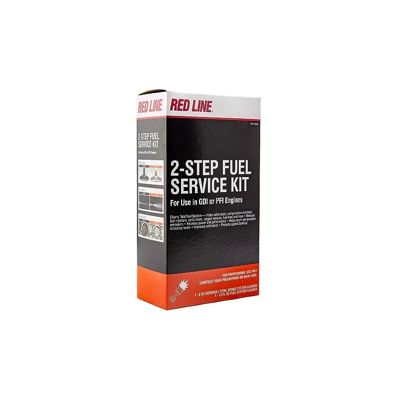 Red Line Service Chemicals 17025K 2-Step Fuel Service Kit, 12