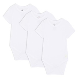 Bramble & Bear (3/6 Pack) Short Sleeve Baby Vests - Organic Cotton Unisex Baby Bodysuit Vests for 0-3 Years - Comfortable Bodysuits for Boys & Girls - Soft, Cosy, Cute
