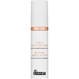 Dr.Brandt BTW Triple Active Retinol Gentle Overnight Renewal Cream for Women 1 oz Cream