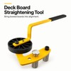 Deck Straightening Tool for Board Alignment – Metal Warping Fixer
