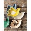 Now Designs Bird Shaped Ceramic Pinch Bowl Set, Soy Sauce