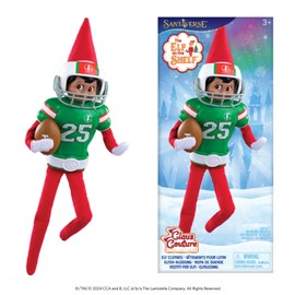 The Elf on the Shelf Claus Couture Touchdown Tidings Set - Help Your Scout Elf Find Their Inner Athlete-Includes Molded Muscle Shirt, elf-Sized Helmet and Mini Football!