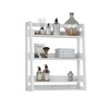 UTEX Bathroom Wall Shelf, Over Toilet Storage Shelf Organizer, 3-Tier