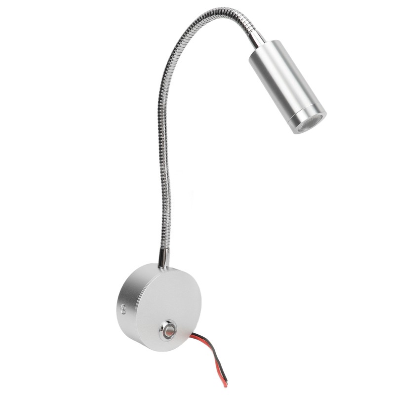 LED Reading Light DC12 to 24V Touch Adjustment USB Charging
