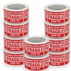 10 Rolls/5000 Labels,Handle with Care Fragile Thank You, Red Warning