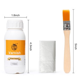 Varnish, Gilding Adhesive’s Partner, Metal Leaf Glue Accompany with Glue can Protect The Gold Leaf Sheets from Oxidating