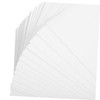 Operitacx 50pcs White Cardstock Colored Cardstock A5 Craft Papers for