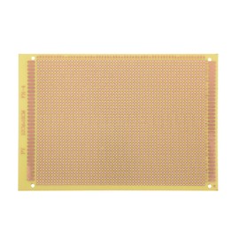 YOKIVE 2 Pcs Single Sided Universal Printed Circuit Boards, FR-4 PCB Plated Copper Board, Good for DIY Soldering Electronic Projects (Yellow, 120x180mm)