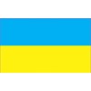 StickerTalk Ukraine Flag Vinyl Sticker, 5 inches by 3 inches