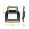 CleanPEAK Mini Portable Dustpan and Brush Set with Soft Grip