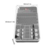 Multi Functional 104 Grids 3 Lights Battery Storage Case Organizer