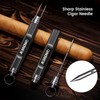 2-Pack Cigar Draw Enhancer Tool, Cigar Poker & Cigar Nubber