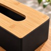 Modern Tissue Box Holder for Home & Office – Black