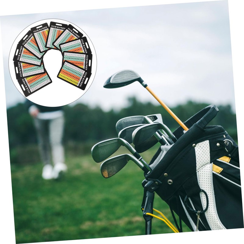 BESPORTBLE 10pcs Golf Reusable Golf Scorecards for Tracking Compact Design