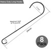 8 Pack 24 Inch Large Tree Branch Hooks Long S