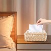 Tabletop Crystal Tissue Box Gold Paper Box Home Crystal Napkin