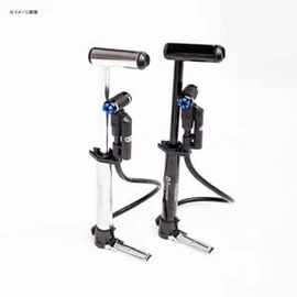 Panaracer BMP-24AEZ-B High Pressure Compatible, One-Touch Mini Floor Pump with Gauge, Compatible with Presta and Schrader Valves, Frame Mounting Bracket, Black, Approx. 10.2 inches (26 cm)