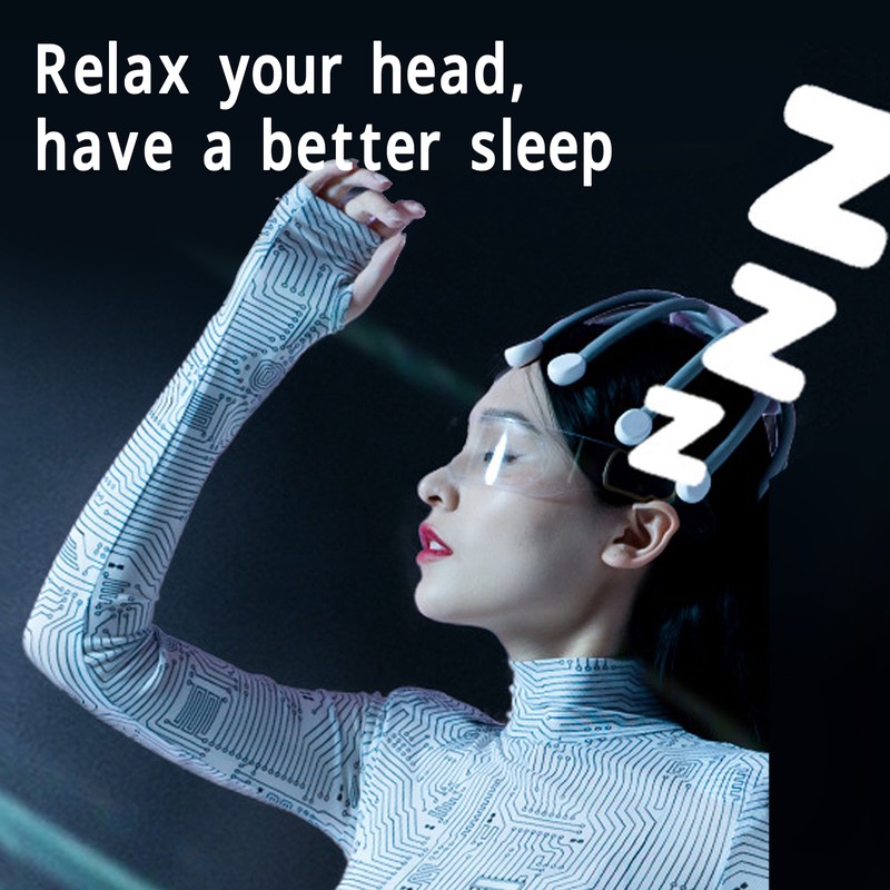 Multi Dimensional Head Massager 5 Mode 10 Strength Leves Electric