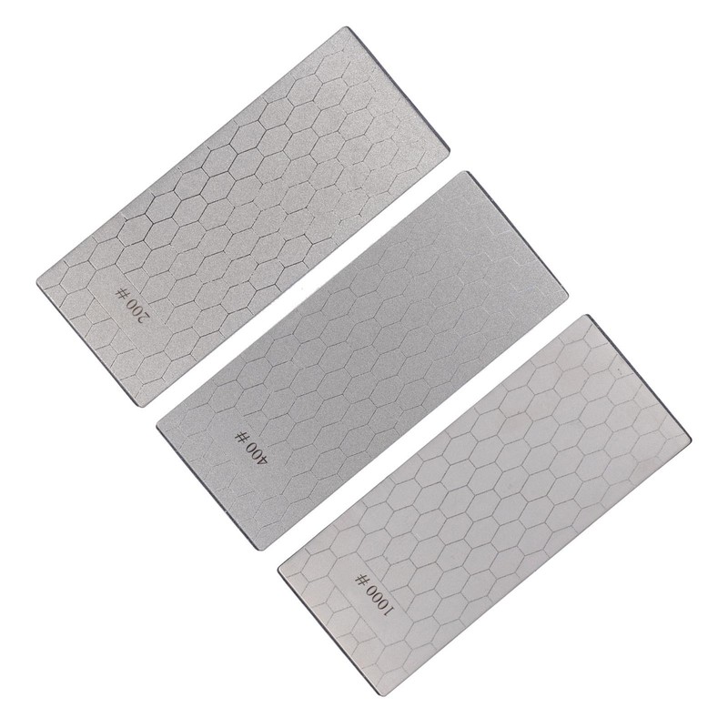 3PCS Sharpening Stone with Non Slip Base 200 400 1000