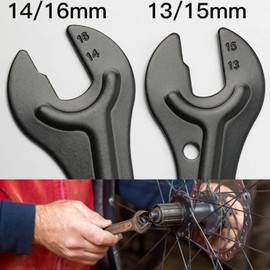 Bicycle Cone Wrench, Upgraded Accurate Bicycle Wheel Hub Wrench Carbon Steel for Bicycle Repair