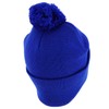 Armycrew Solid Pom Pom Winter Soft and Stretch Knit Beanie