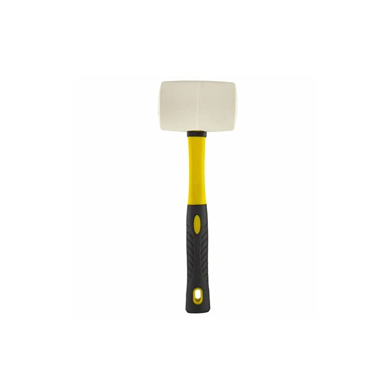 Unibos | White Rubber Mallet (32oz) | Professional | Fibreglass