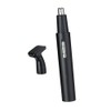 Beaupretty 2-in-1 Electric Nose Hair Trimmer Set USB Charging Black