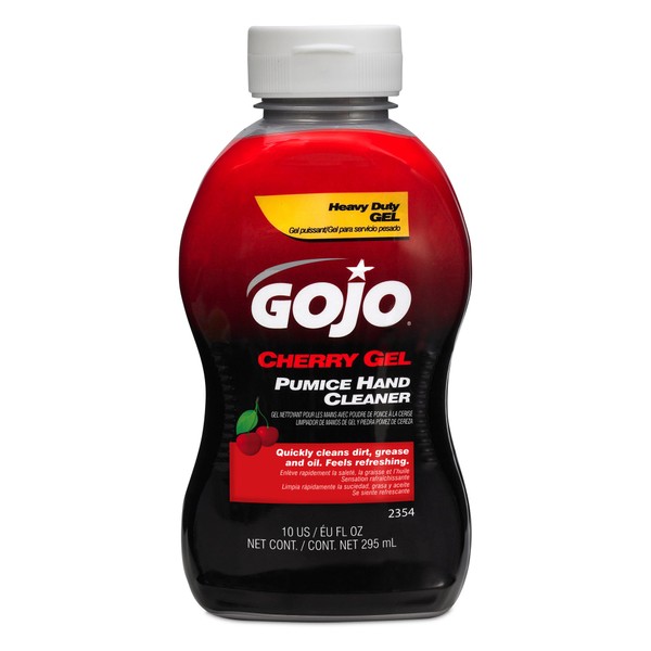 Gojo 2354 Cherry Gel Pumice Hand Cleaner - 10 oz.