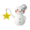 Cute Handmade Glass Crafted Christmas Ornament: