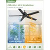 Fanbulous 48" Outdoor Ceiling Fan No Light,IP65 Wet Rated Waterproof