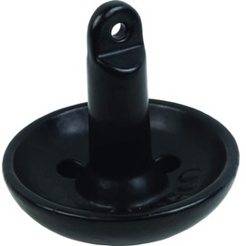 Attwood 9941B1 Cast Iron Mushroom Anchor, 8-Pounds, Aluminum-Plated Silver Finish,Black