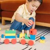 Melissa & Doug Stacking Train - Classic Wooden Toddler Toy