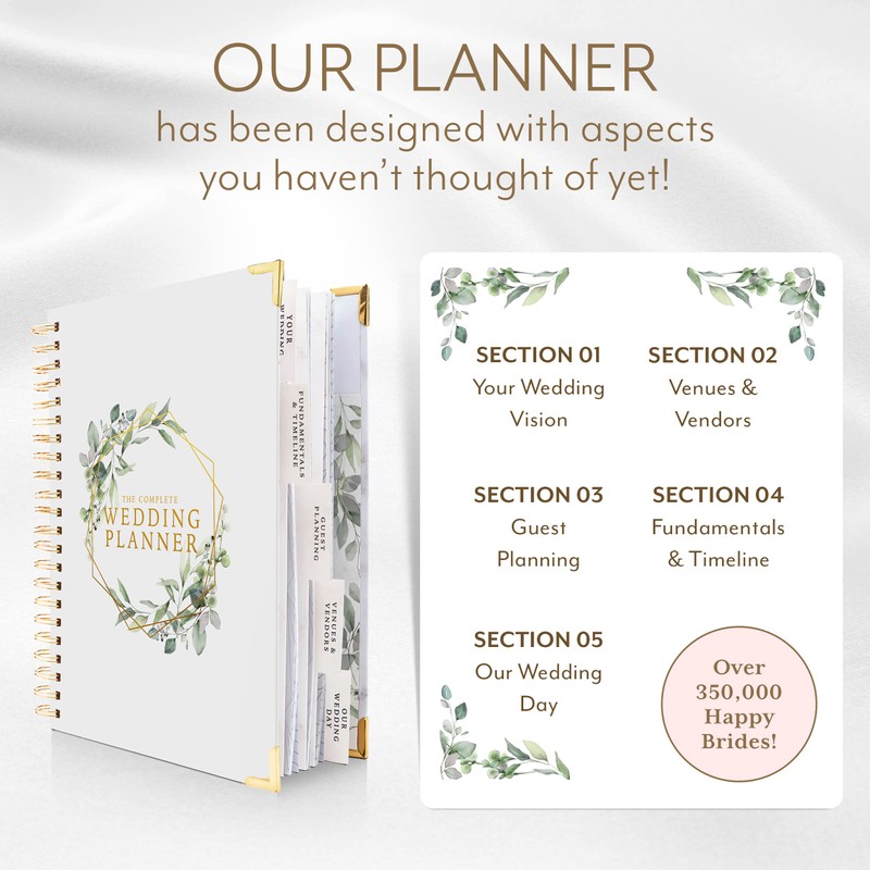 Your Perfect Day Wedding Planner Book and Organizer - Wedding