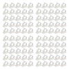 100Pcs Cable Management Clip Adjustable Adhesive PA66 Nylon Cord Organizer