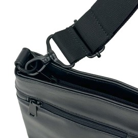 Kangol 250-4001 Freja Town Casual Mini Shoulder Leisure Travel Sub Bag Black, Black
