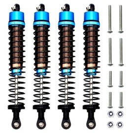 HOBOHY 110mm RC Absorber Oil Threaded Damper for Tamiya Bullhead Super Clod Buster TRX4 Axial SCX10 D90 RC Car Upgrade Parts (Blue)