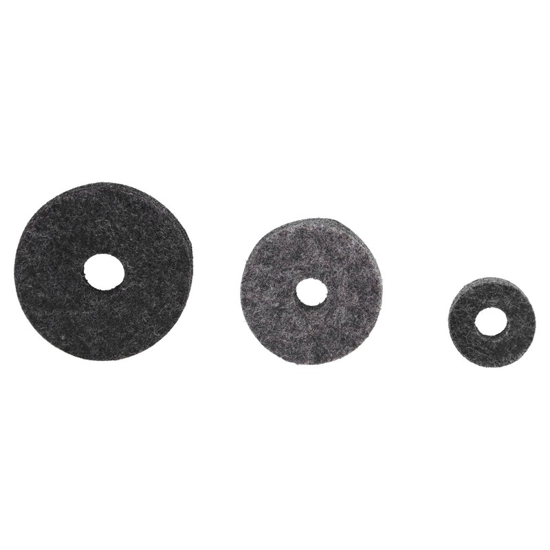 21Pcs Cymbal Felt Clutch Bracket Tube Drum Accessory with Stainless