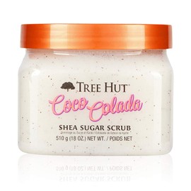 Tree Hut Coco Colada Shea Sugar Scrub, 18 oz, Ultra Hydrating and Exfoliating Scrub for Nourishing Essential Body Care