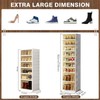 NLDD's 9-Tier Space-Optimizing Shoe Storage: Clear, Collapsible System for 18