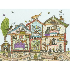 Bothy Threads Counted Cross Stitch Kit - Pooch Palace