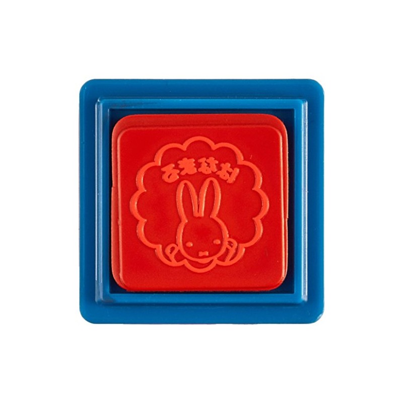 Kodomonokao 2064-006 Bruna Mini Self-Inking Rubber Stamp, Flower Mark
