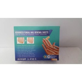 Sozge Advanced Fungal Nail Renewal Sheets 24 Reusable Sheets Effective,E-Z to Use