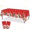Gukasxi Christmas Table Cloth 2pcs Christmas Disposable Tablecloth 130 *