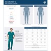 Adar Uniforms, Universal Scrubs for Men - Zippered Short Sleeved