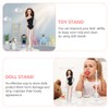Totority 30 Pcs Doll Standing Stand Bracket Model Stand Accessories