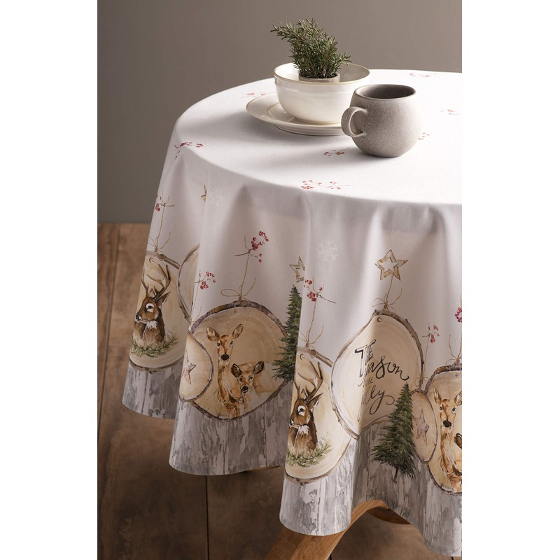 Maison d' Hermine Mountain Life 100% Cotton Tablecloth Kitchen Dining