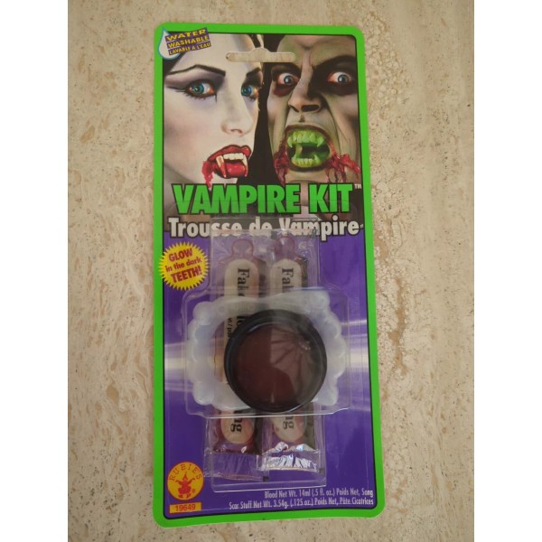 Rubie's Vampire Kit With Glow In The Dark Teeth