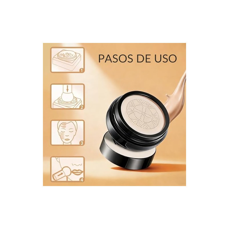 Base de Maquillaje en Cushion - Crema CC con Aplicador