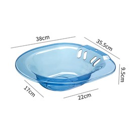 PACKOVE Sitz Bath Basin for Postpartum Care Relief Ergonomic Design for Comfort Easy Cleaning and Fast Relief for Pregnant Women and Patients Portable Toilet