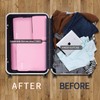 Eono Compression Packing Cubes, Luggage Organiser Set, Extensible Suitcase Organiser,
